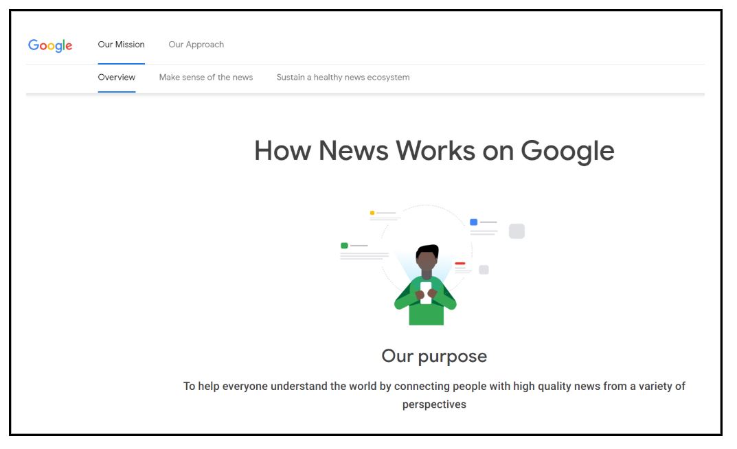 <b>谷歌的新闻工作原理，旨在澄清新闻透明度</b>